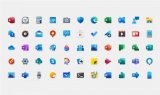 微软对Windows10新版本重新设计图标 并在...