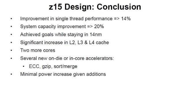 IBM大型機Z15處理器實現(xiàn)了12核5.2GHz