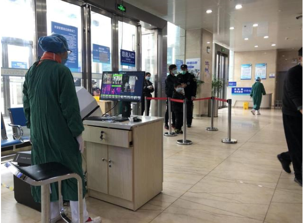 中科大附属第一医院启用了“太赫兹全过程无接触测温...
