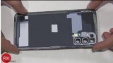 三星S20 5G拆机 设计规整主板小巧精密