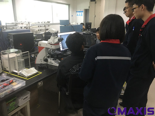 华峰氨纶徕卡显微镜DM4M演示!