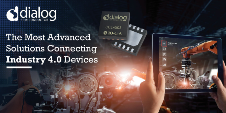 Dialog推出高度優化的IO-Link IC,助力連接下一代工業4.0設備