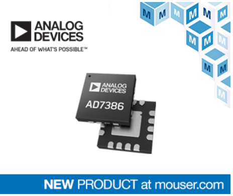 貿澤電子開售Analog AD7386逐次逼近寄...