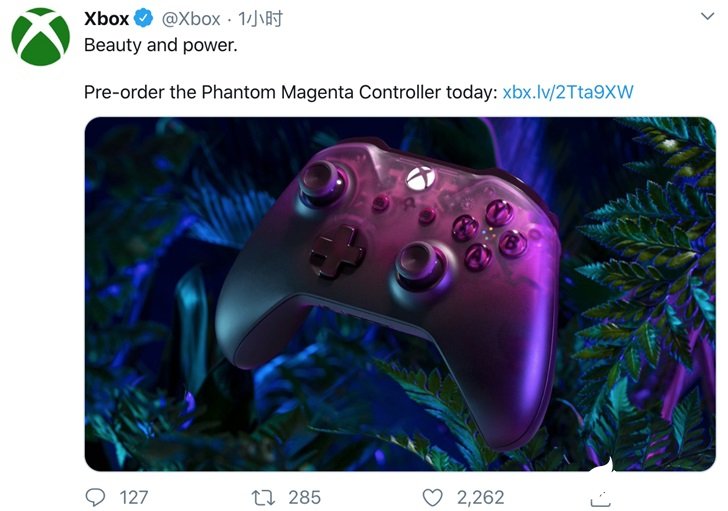 Xbox新手柄开启预购活动,采用半透明的外壳设计