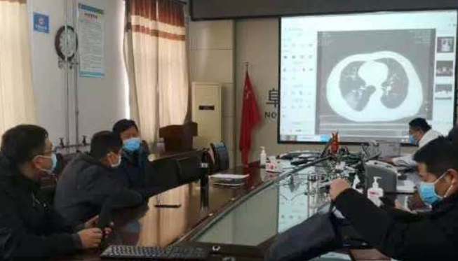 中国电信助力火神山医院完成了基于千兆光纤的远程会...