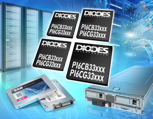 Diodes推出PCIe 5.0時鐘發生器與緩沖...