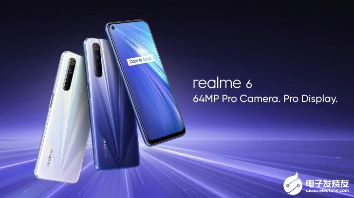 realme 6系列手機在海外市場推出,搭載的處...