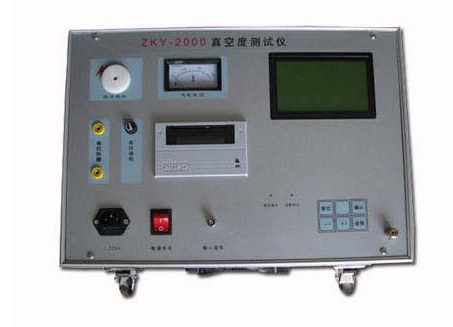 ZKY-2000真空度测试仪的操作步骤