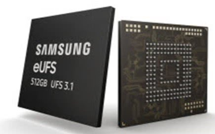 三星推出eUFS 3.1存储器,传输速度极快