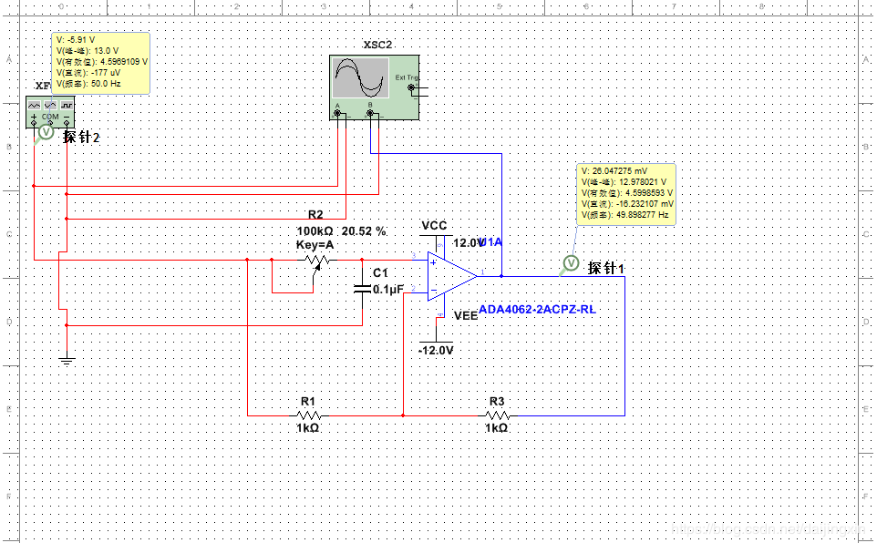 運算放大器制作移相電路的設計方案