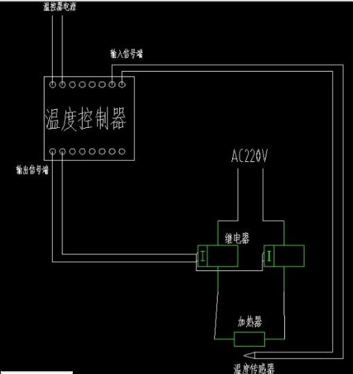 固态继电器和温控仪怎么接线