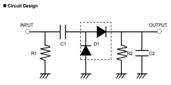 肖特基二极管功率检测电路电压的原理分析