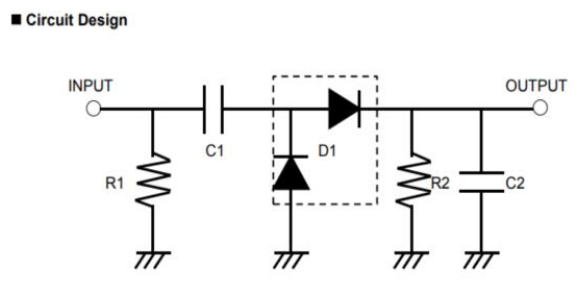 肖特基二極管功率檢測電路電壓的原理分析