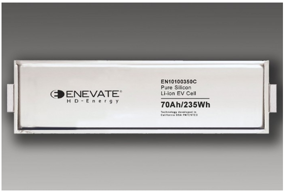 Enevate硅阳极电池助力电动汽车快速充电