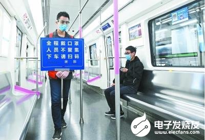 武汉地铁恢复运营后采用红外线测体温
