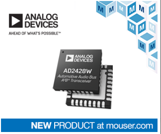 贸泽电子备货Analog Devices AD2...