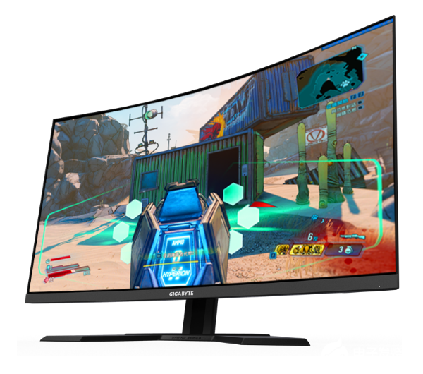 技嘉G32QC显示器发布 支持原生8bits超细...
