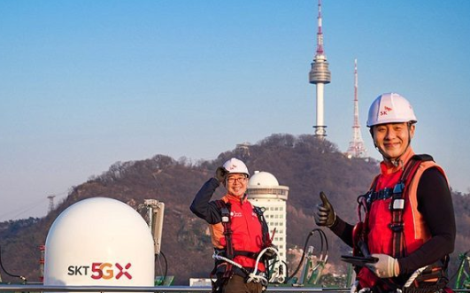 韩国SKT 5G商业服务推出一周年 5G数据月消...