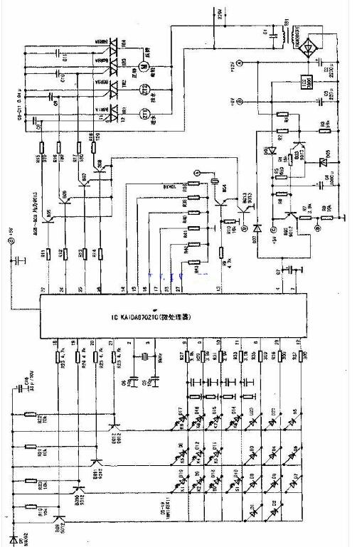 洗衣機(jī)故障檢修電路