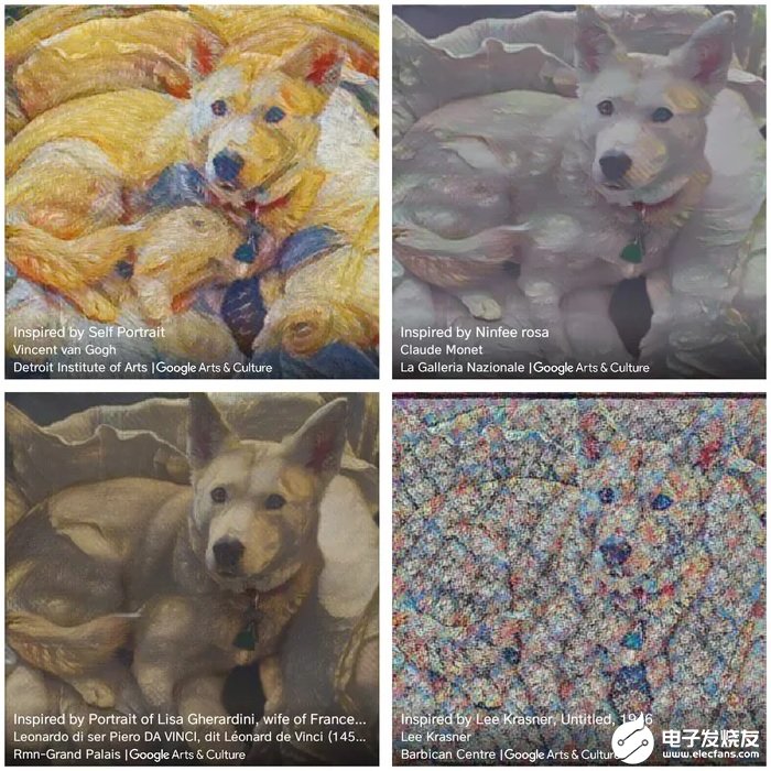 谷歌Art Transfer工具将照片转换