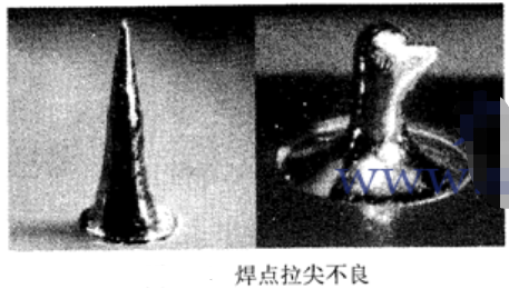 使用波峰焊造成点拉尖的原因及预防方法