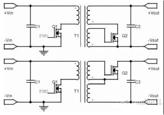 同步整流和反激電路結(jié)構(gòu)的基本電路結(jié)構(gòu)