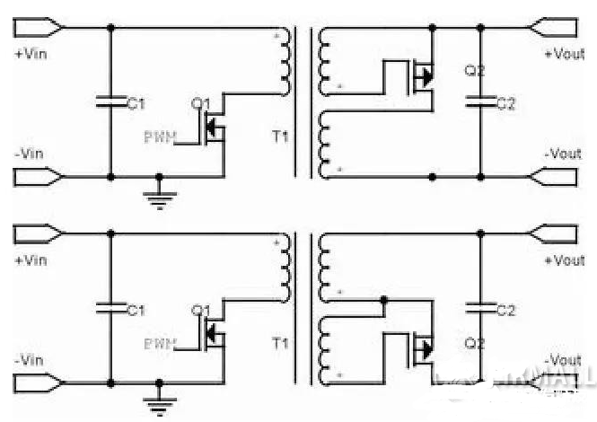 同步整流和反激電路結(jié)構(gòu)的基本電路結(jié)構(gòu)