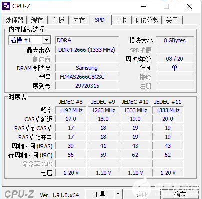 最新FORESEE DDR4全方位测评