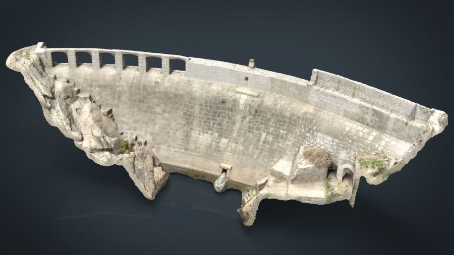 大坝桥梁水利工程项目水利坝体结构3d激光扫描仪三...