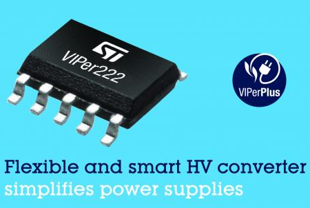 意法半导体推出VIPer222控制器,可用于多种...