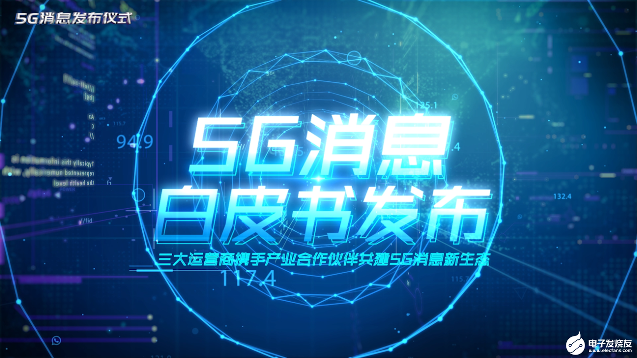 我国三大运营商共同发布了5G消息白皮书