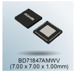 罗姆全新BD71847AMWV针对相应处理器进行优化定制