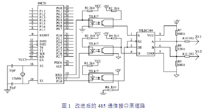 基于89C51單片機(jī)的485總線接口的軟硬件設(shè)計(jì)提高可靠性和穩(wěn)定性