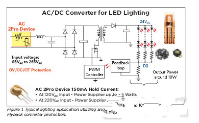 基于交流電源的LED照明電路