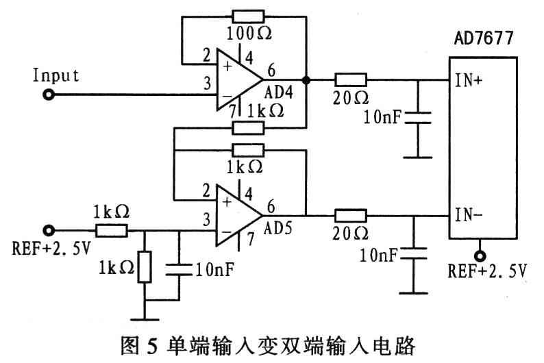 单端输入变双端输入电路