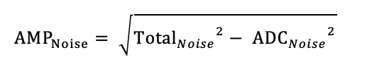 基于ADC的放大器噪声性能评估