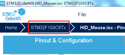 基于STM32CubeMX的USB鼠标例程