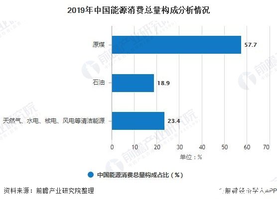 2019年中国能源消费总量构成分析情况