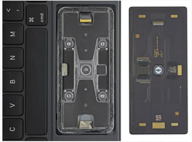 iPad Pro妙控键盘触控板拆解，全新物理点按式设计