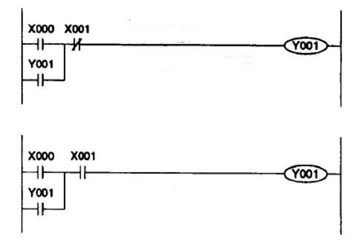 自锁PLC梯形图电路