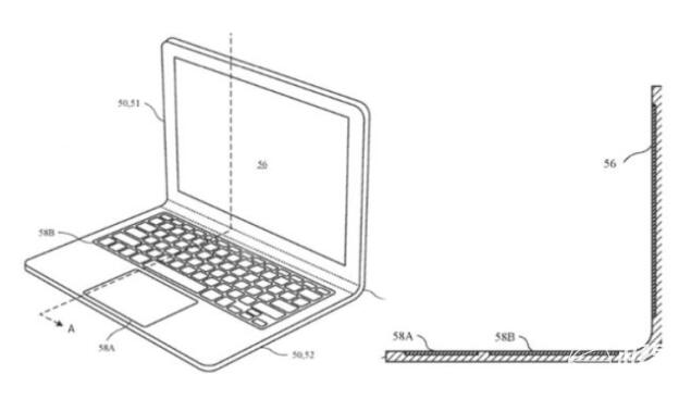苹果新专利曝光_可弯曲的MacBook