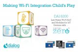 Dialog推出最新超低功耗Wi-Fi SoC