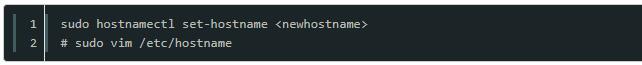 Linux如何修改主機(jī)名命令