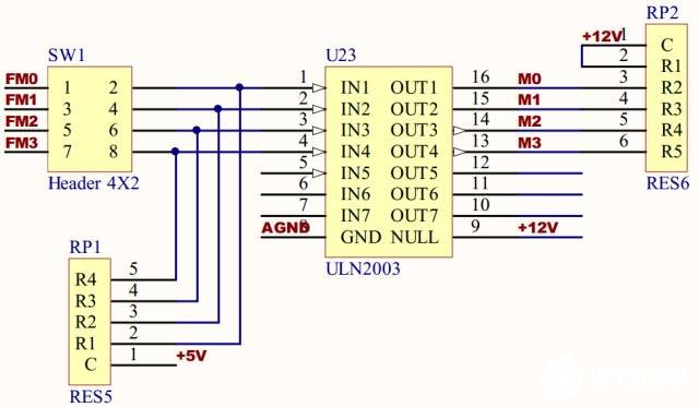 电机驱动Motor drive采用什么接法类型组成？