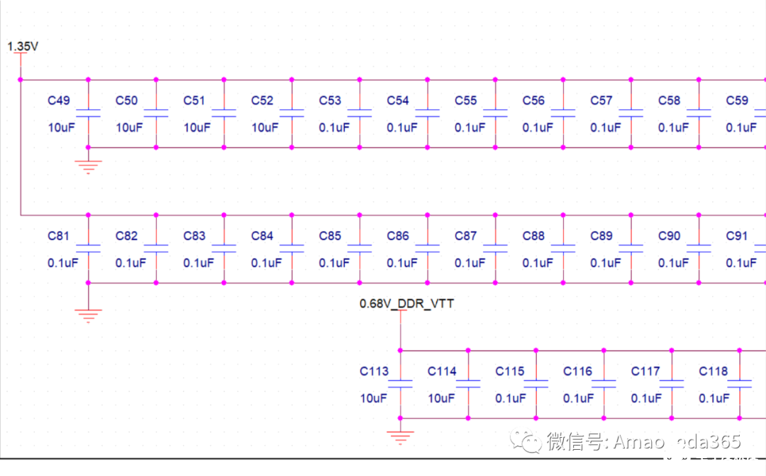 单板中的不同电源如何去耦？