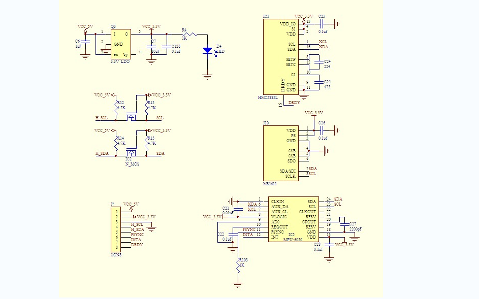 stm32f103vct6飞控硬件设计原理图库资料合集免费下载