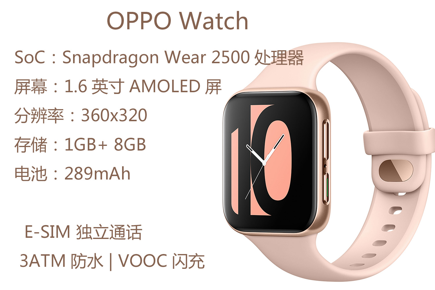 同被指与Apple Watch高度相似 OPPO...