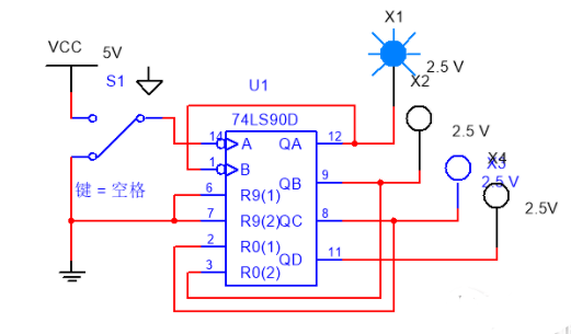 譯碼器：做一個簡單的六進制技術電路