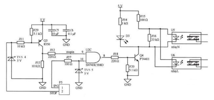 基于STM32的2μm高功率激光医疗仪的系统电路和原理图