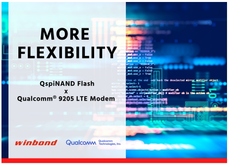 华邦推出新功能的QspiNAND Flash,专...